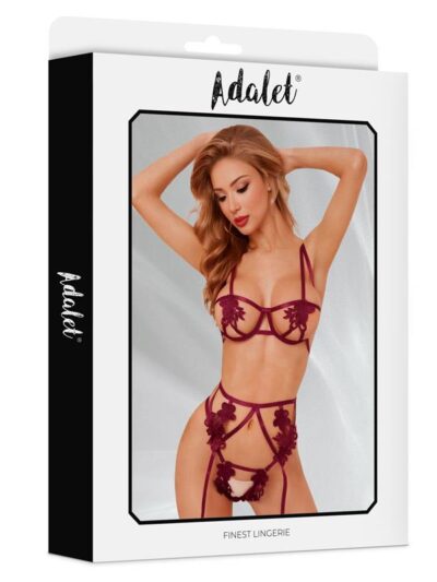Amber Set de 3 Piezas Rojo L-XL