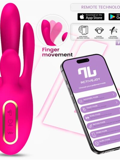 Derek Vibrador con Movimiento Finger 3 Motores y APP