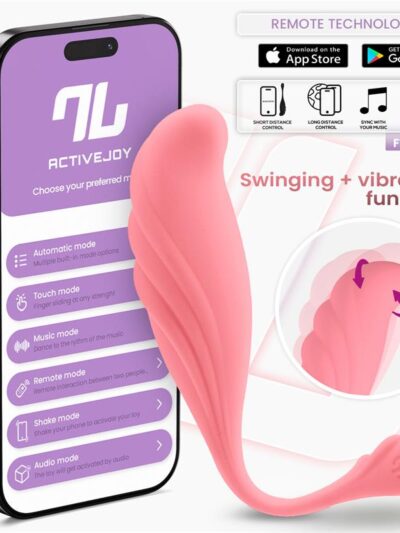 Huevo Vibrador con Movimiento Waving con APP USB