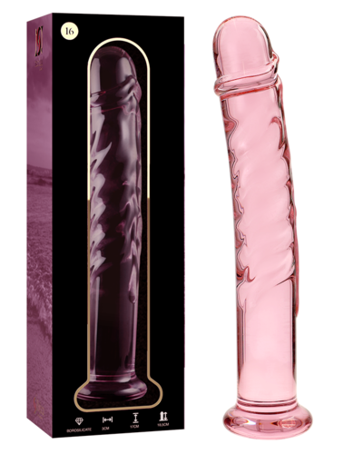 NEBULA - Modelo 16 Dildo de cristal 18.5 x 3 cm