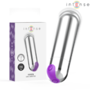 INTENSE - Mini bala vibradora con 10 modos - recargable color plateado