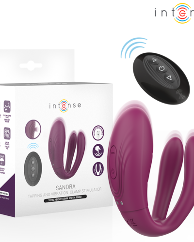 INTENSE - Vibrador & Estimulador de pinzas con con control remoto