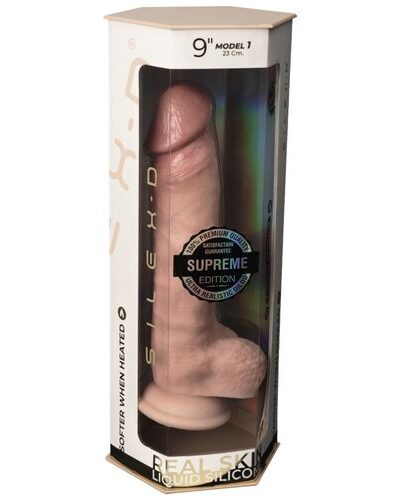 SILEXD - MODELO 1 Real skin Pene super realístico termo reactivo premium 22.8 cm