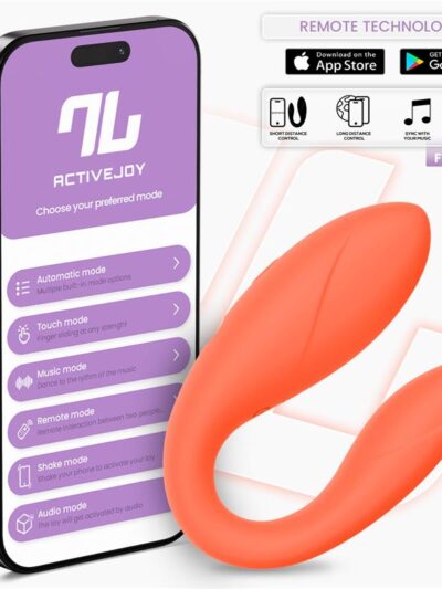 Juguete para Parejas con APP Flexible Salmon