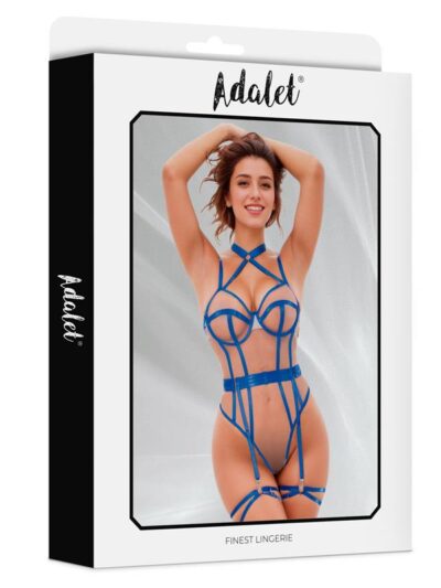 Killye Teddy de Malla con Tiras con Ligas Azul