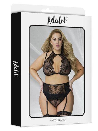 Nisa Set sujetador, liguero y tanga Talla 44-46