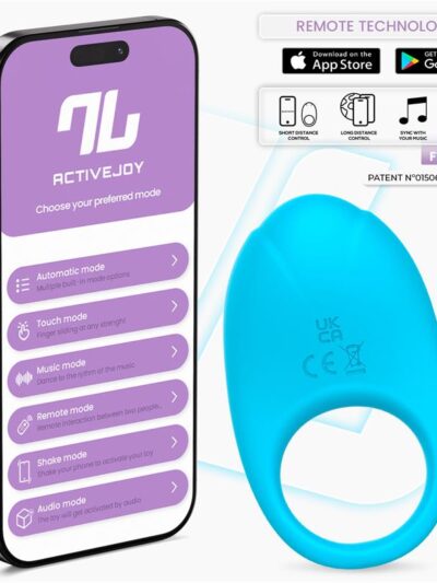 Ringo Anillo Vibrador con APP Unibody Azul