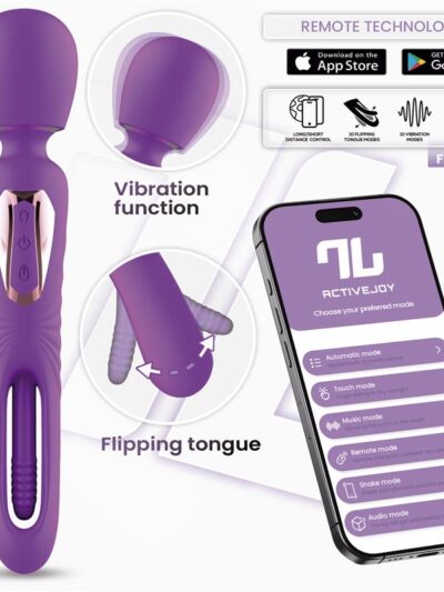 Salma Masajeador con Flipping Tongue y Vibración con App