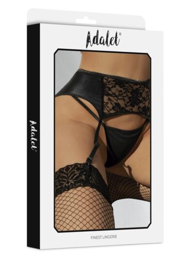 Stella Set de Liguero de Encaje y Tanga
