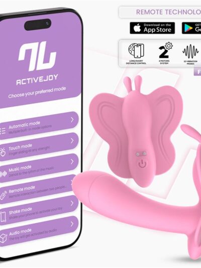 Wingy Estimulador Mariposa con APP Rosa