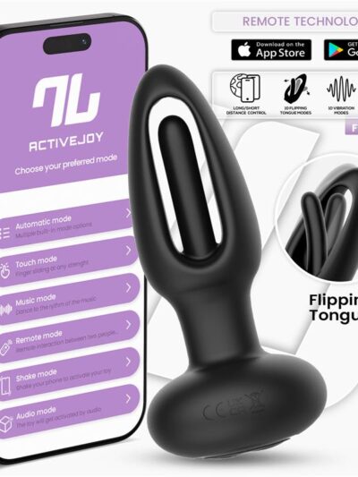 Zack Plug Anal con Flipping Tongue y Vibración con App