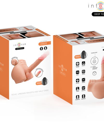 INTENSE DEEP TOUCH - Richie Torso con ano y dildo realístico con empuje y vibración control remoto
